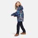 Картинка Куртка демисезонная HUPPA TERREL Темно-синий с принтом для