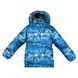 Картинка Куртка зимняя HUPPA CLASSY Темно-синий с принтом для