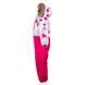 Картинка Комбинезон зимний HUPPA WILLY Белый с принтом/фуксиа для